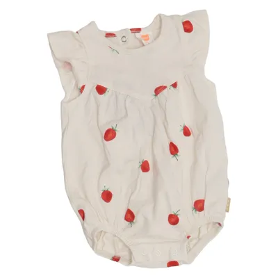 Body (Beige, Röd) från Hema Bomull, Elastan