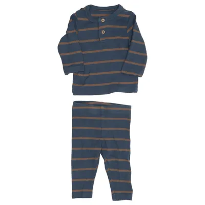 Set (Blå, Brun) från ICA I Love Eco Elastan, Ekologisk bomull
