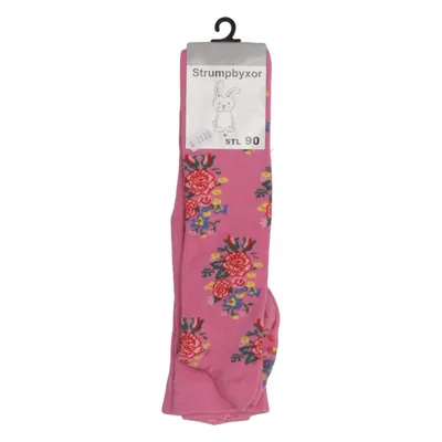 Chaussettes (Rose, Multicolore) de Strumpbyxor Coton, Élasthane, Nylon