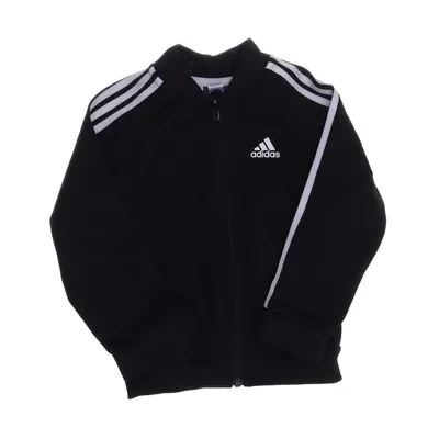 Träningsjacka (Svart, Vit) från Adidas Återvunnen polyester