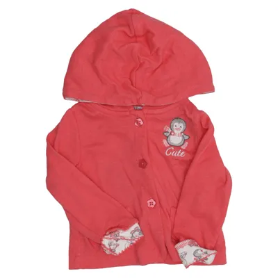 Sweat à capuche (Rouge) de Absorba Coton, Polyester