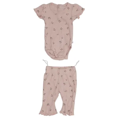 Sæt (Pink) fra Tiny One Bomuld, Elastan