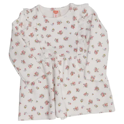 Kjole (Hvid, Rød, Grøn) fra Koton Baby Elastan, Polyester