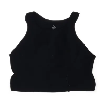 Sports bra (Black) from Vanquish Fitness Elastane, Polyester