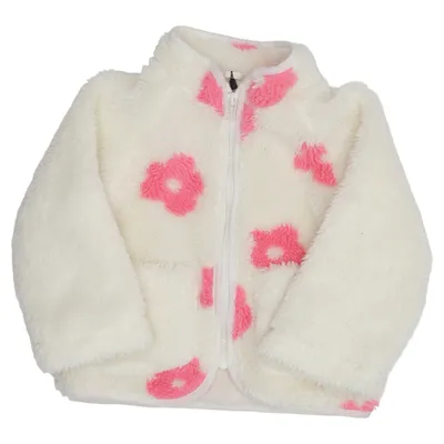 Fleecejacka (Vit, Rosa) från Zara Polyester