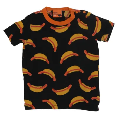 T-shirt (Noir, Jaune, Orange) de Me&i Coton, Élasthane