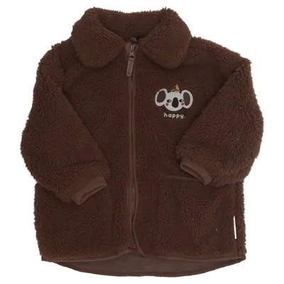 Fleecejacka (Brun) från Minories Bomull, Polyester