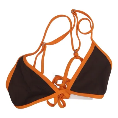 Bikiniöverdel (Brun, Orange) från Bershka Elastan, Polyester