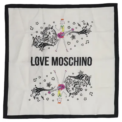 Lommetørklæde (Beige, Flerfarvet) fra Love Moschino