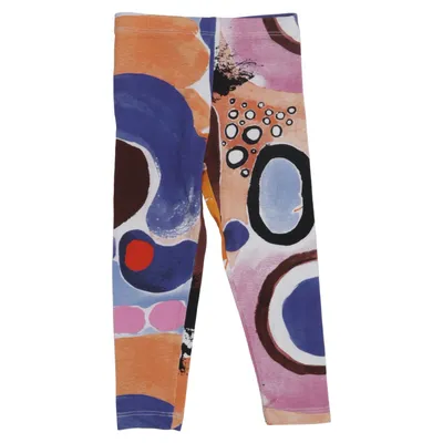 Leggings (Blå, Flerfarvet) fra Blaou Elastan, Økologisk bomuld
