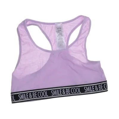 Bralette (Lila, Meerkleurig) van Y.F.K Katoen, Elastaan