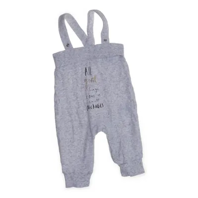 Hängselbyxor (Grå) från Mothercare Bomull, Elastan