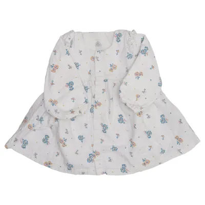 Klänning (Vit, Flerfärgad) från Petit Bateau Bomull