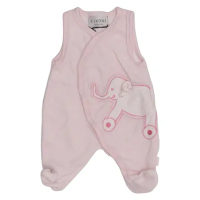 Rompers (Pink) from Fixoni Cotton, Polyester