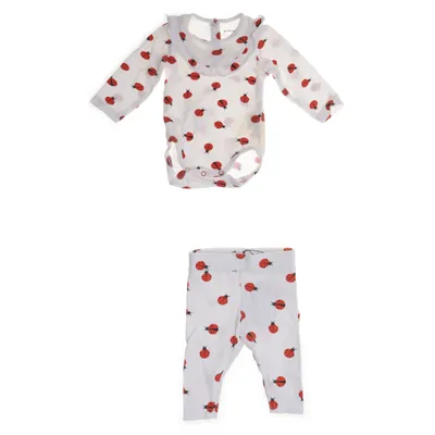 Set (White, Multicolored) from Minimarket Cotton, Elastane