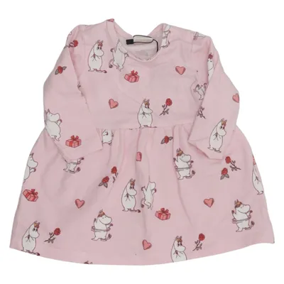 Dress (Pink, Multicolored) from Moomin by Lindex Cotton, Elastane