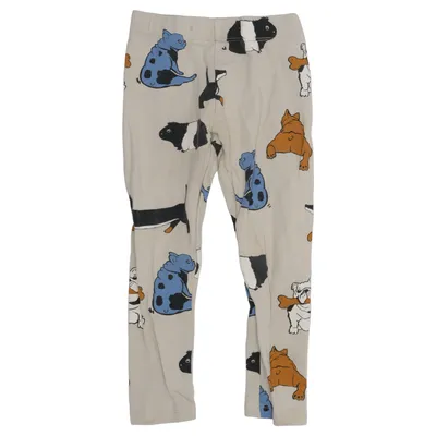 Leggings (Beige, Flerfärgad) från Lindex Kids Bomull, Elastan