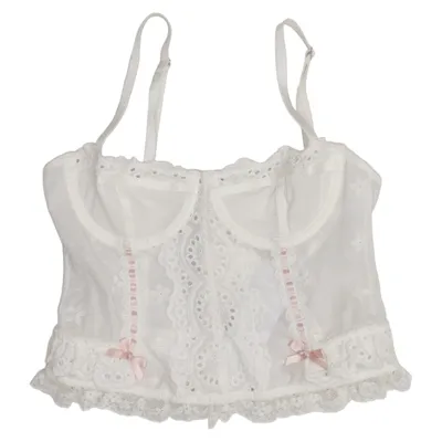 Bustier (White) from Out from Under Cotton, Elastane, Polyamide