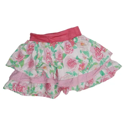 Skirt (White, Pink, Green) from Pampolina Cotton, Elastane