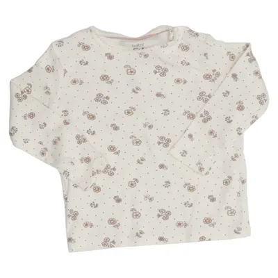 Långärmad t-shirt (Vit, Flerfärgad) från Baby C&A