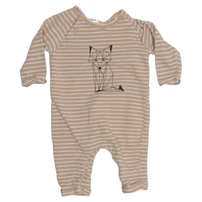 Sparkdräkt (Beige, Vit) från Pusblu Bomull, Elastan