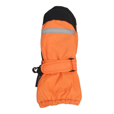 Mittens (Orange, Black) from Snowtex Polyamide, Polyester