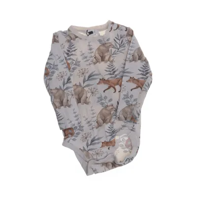 Romper (Wit, Meerkleurig) van Newbie by KappAhl Katoen, Elastaan