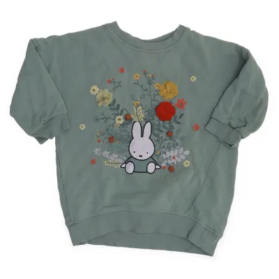 Sweatshirt (Green) from Miffy Cotton, Polyester