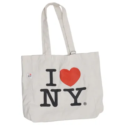 Tygpåse (Beige, Flerfärgad) från I Love NY
