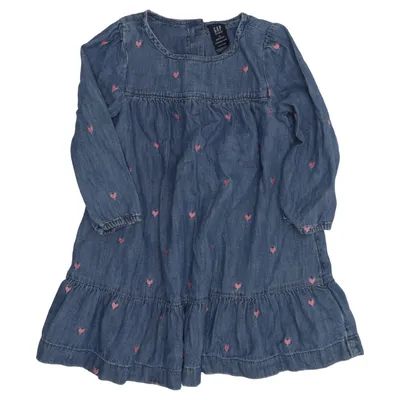 Denim dress (Blue, Pink) from Gap Denim Cotton