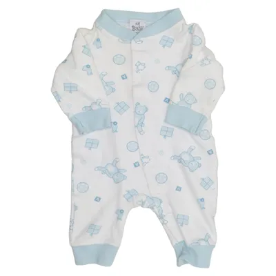 Sparkedragt (Blå, Hvid, Flerfarvet) fra H&M Baby Bomuld