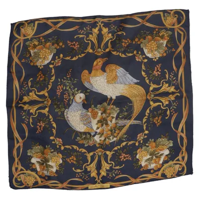 Halsdoek (Blauw, Meerkleurig, Oranje) van Salvatore Ferragamo