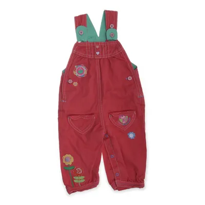 Hängselbyxor (Röd, Flerfärgad) från M&S Bomull