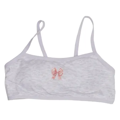 Bralette (Grijs) Katoen, Elastaan