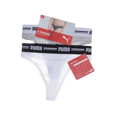 Stringtrosor (Grå, Vit) från Puma Bomull, Elastan, Modal