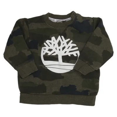Sweatshirt (Vert, Noir) de Timberland Coton, Élasthane, Polyester
