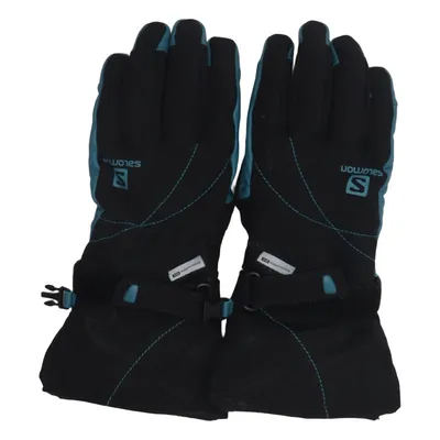 Gloves (Black, Blue) from Salomon Polyamide, Polyester, Polyurethane