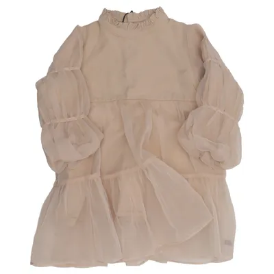 Jurk (Beige) van Donsje Polyester, Viscose