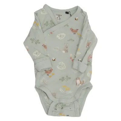 Body (Grön, Flerfärgad) från Lindex Baby Bomull, Elastan