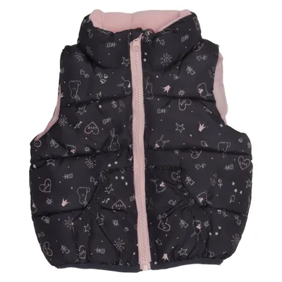 Gilet d'extérieur (Noir, Rose) de Dopo Dopo Baby Polyester