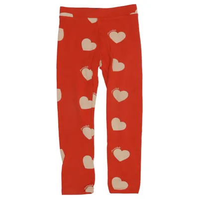 Leggings (Röd, Beige) från Minimarket Bomull, Elastan