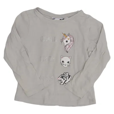 Langærmet t-shirt (Grå) fra Sweet Heart Bomuld