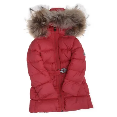Dunfrakke (Rød) fra Moncler Dun, Fjer