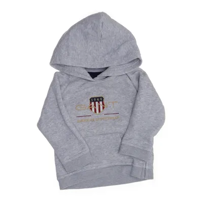 Capuchon sweater (Grijs) van GANT Katoen, Polyester