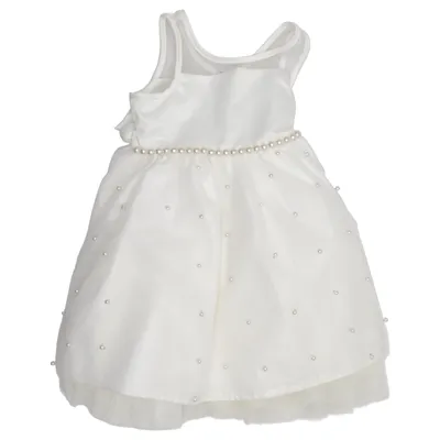 Blomsterpigekjole (Hvid) fra American Princess Polyester