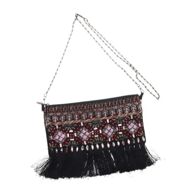 Axelremsväska (Svart, Flerfärgad) från Indiska