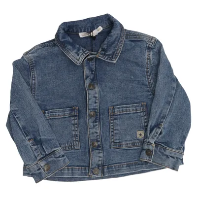 Jeansjacka (Blå) från Original Marines Bomull, Elastan