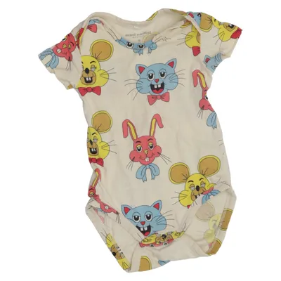 Body (Beige, Flerfärgad) från Mini Rodini Ekologisk bomull