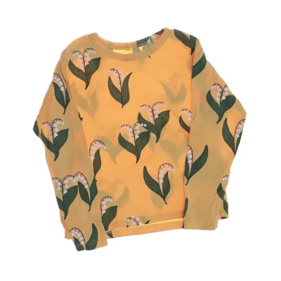 Lange mouwen shirt (Geel, Meerkleurig) van Mini Rodini Elastaan, Lyocell