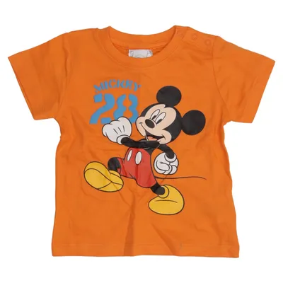 T-shirt (Orange, Multicolored) from Disney Cotton